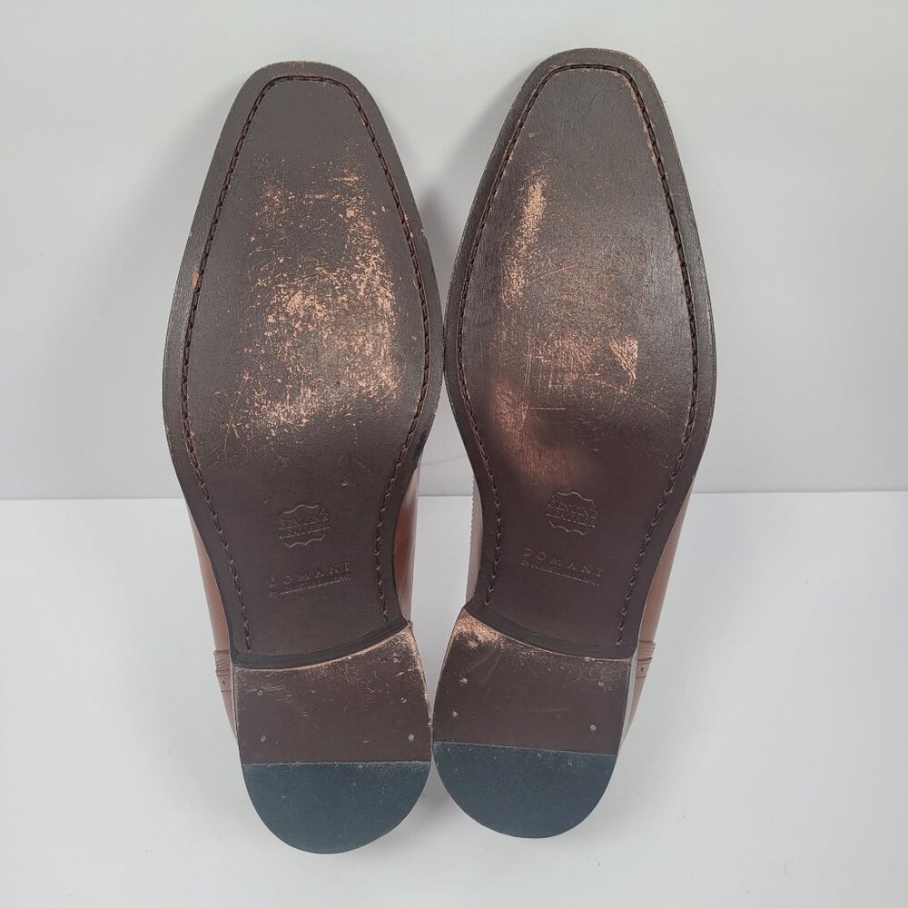 Johnston & Murphy Domani Men's Brown Oxford Dress Shoes 10.5M - Picture 7 of 8